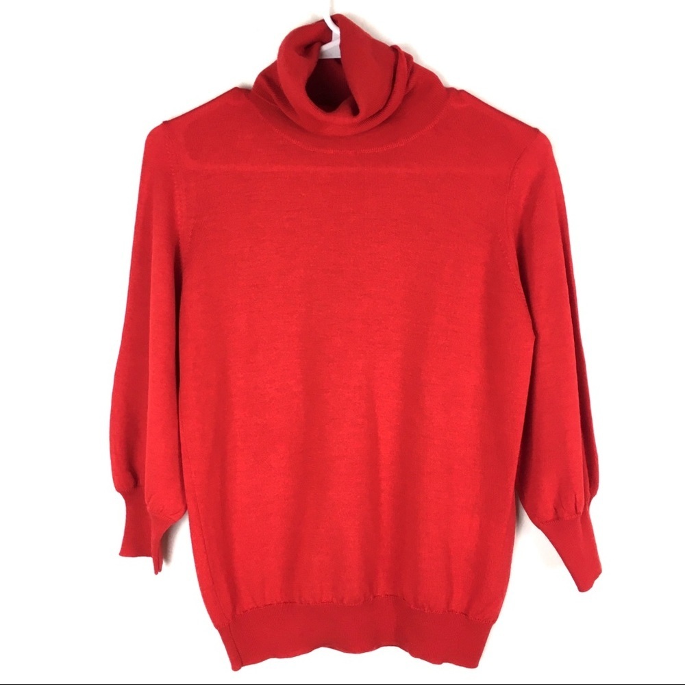 Piazza Sempione Turtleneck 3/4 Sleeve Sweater